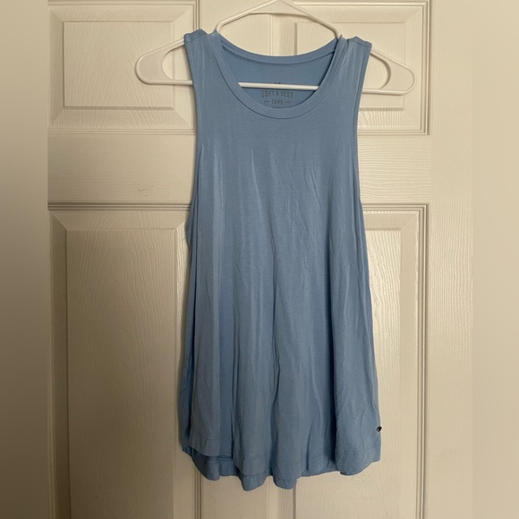 American Eagle Outfitters Light Blue Tank Top Soft & Sexy - Picture 1 of 4